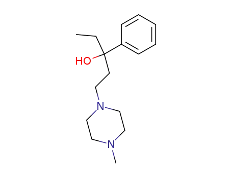 1-(4-methyl-piperazino)-3-phenyl-pentan-3-ol