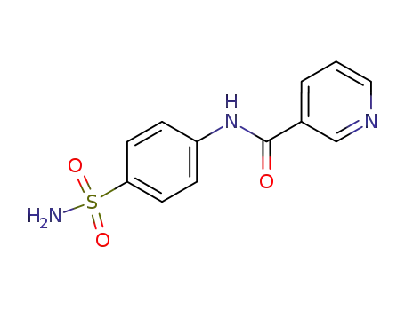 Molecular Structure of 41538-37-8 (N-[4-(aminosulfonylphenyl)]-3-pyridinecarboxamide)