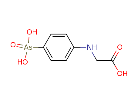 2-[(4-arsonophenyl)amino]acetic acid cas  5410-45-7