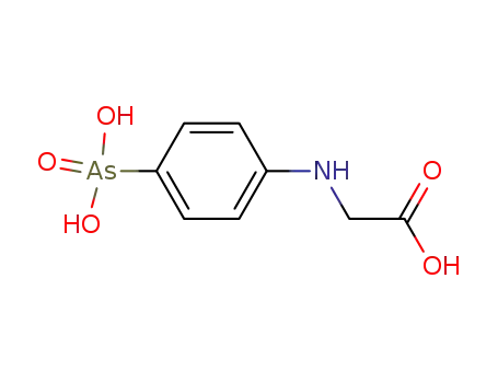 Molecular Structure of 5410-45-7 (N-(4-Arsonophenyl)glycine)