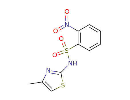 2-nitro-benzenesulfonic acid-(4-methyl-thiazol-2-ylamide)