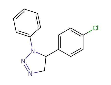 1H-1,2,3-Triazole, 5-(4-chlorophenyl)-4,5-dihydro-1-phenyl-