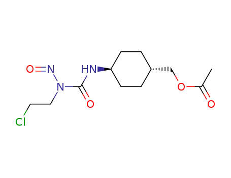 Molecular Structure of 61137-49-3 ([(1α,4β)-4-[3-(2-Chloroethyl)-3-nitrosoureido]cyclohexyl]acetic acid methyl ester)