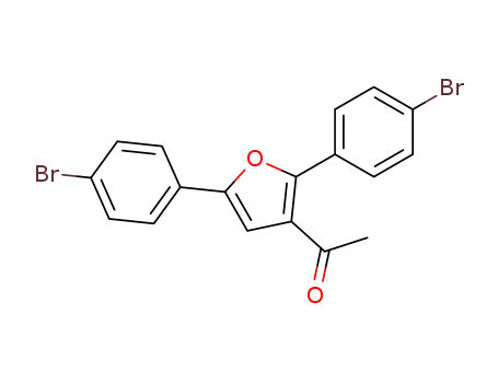 1-[2,5-bis-(4-bromo-phenyl)-[3]furyl]-ethanone