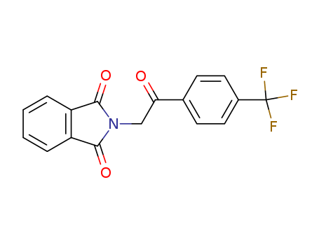 2-[2-oxo-2-[4-(trifluoromethyl)phenyl]ethyl]isoindole-1,3-dione cas  391-10-6