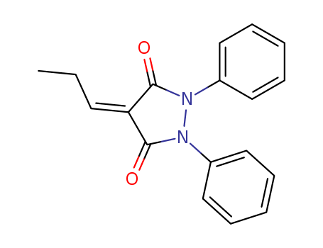 1,2-DIPHENYL-4-PROPYLIDENE-3,5-PYRAZOLIDINEDIONECAS