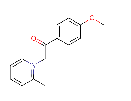 1-(4-Methoxyphenyl)-2-(2-methylpyridin-1-ium-1-yl)ethanone;iodide