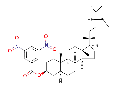 3.5-dinitro-benzoic acid-(5α-stigmastanyl-(3β)-ester)