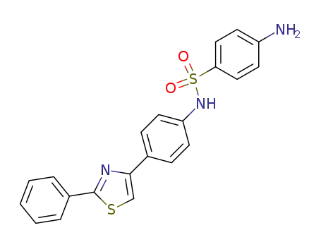 2-phenyl-4-(p-aminophenylthiazolyl)sulphonamide