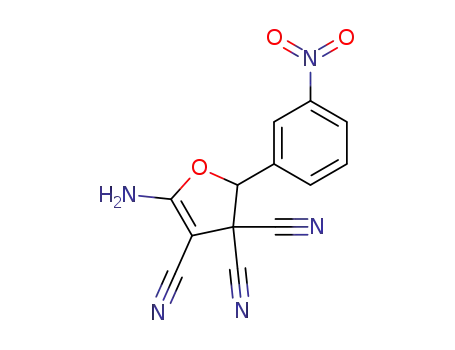 2-(3-nitrophenyl)-3,3,4-tricyano-5-amino-2,3-dihydrofuran