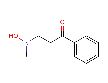 Molecular Structure of 52266-34-9 (3-(HYDROXY(METHYL)AMINO)-1-PHENYLPROPAN-1-ONE)