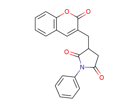 3-(2-Oxo-2H-chromen-3-ylmethyl)-1-phenyl-pyrrolidine-2,5-dione