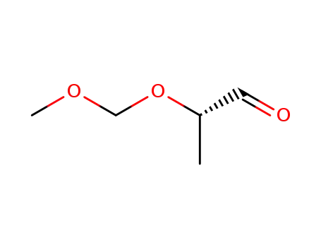 Molecular Structure of 88722-70-7 (Propanal, 2-(methoxymethoxy)-, (2S)-)
