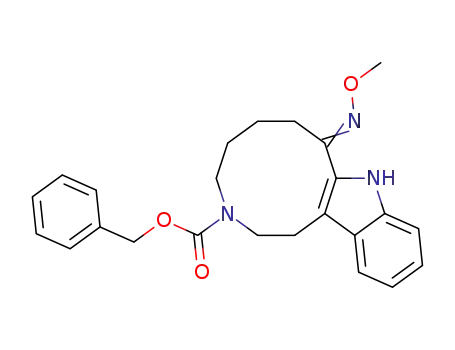 6-benzyloxycarbonyl-1-methoxyimino-6-azacyclodeca<5,4-b>indole