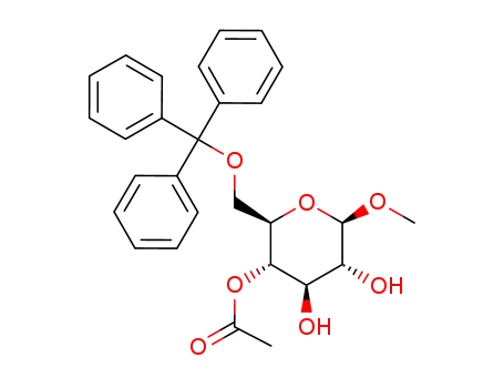 methyl 4-O-acetyl-6-O-trityl-β-D-glucopyranoside