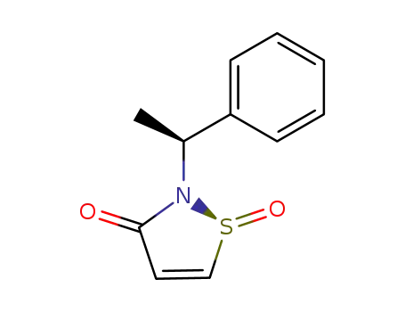 2-((S)-1-phenylethyl)-1,2-thiazolin-3-on-(S)-1-oxide