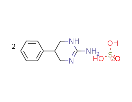2-Pyrimidinamine, 1,4,5,6-tetrahydro-5-phenyl-, sulfate (2:1)
