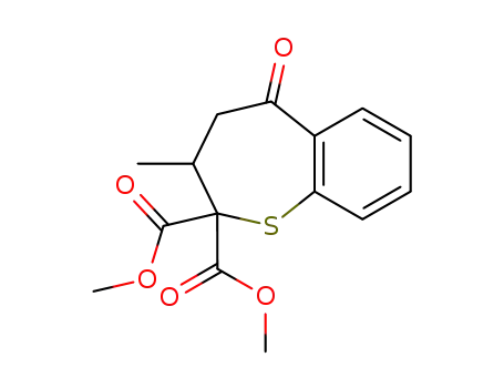 dimethyl 3-methyl-5-oxo-2,3,4,5-tetrahydro-1-benzothiepin-2,2-dicarboxylate