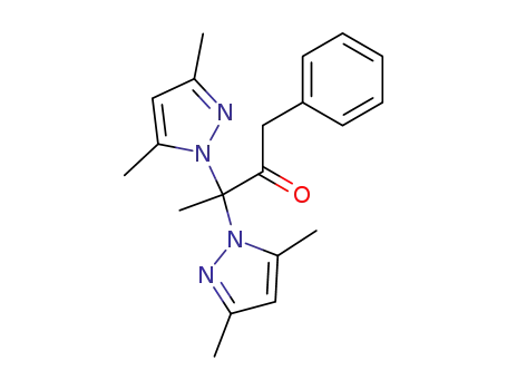 3,3-Bis-(3,5-dimethyl-pyrazol-1-yl)-1-phenyl-butan-2-one