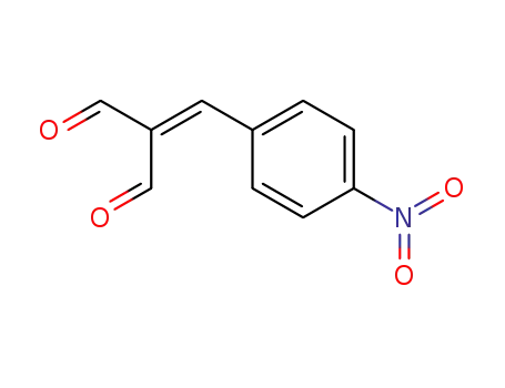 Molecular Structure of 82700-48-9 (Propanedial, [(4-nitrophenyl)methylene]-)