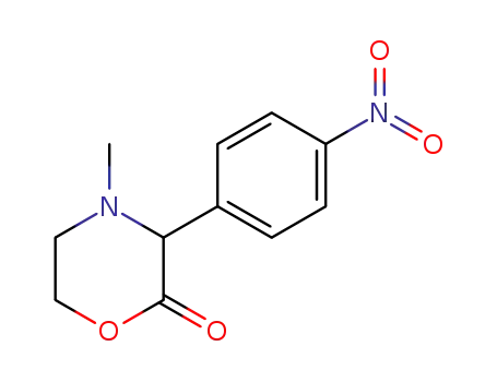 2-Morpholinone, 4-methyl-3-(4-nitrophenyl)-