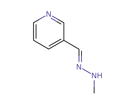 Molecular Structure of 29071-92-9 (3-[(2-methylhydrazinylidene)methyl]pyridine)