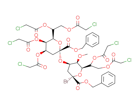 C<sub>43</sub>H<sub>45</sub>BrCl<sub>6</sub>O<sub>20</sub>