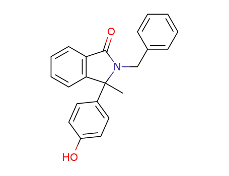 2-Benzyl-3-(4-hydroxy-phenyl)-3-methyl-2,3-dihydro-isoindol-1-one