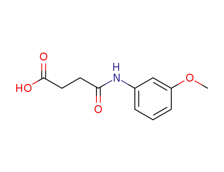 Molecular Structure of 16141-44-9 (4-(3-METHOXYANILINO)-4-OXOBUTANOIC ACID)