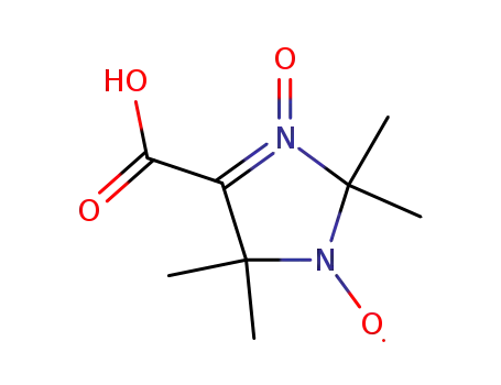 Molecular Structure of 49837-79-8 (4-CARBOXY-2,2,5,5-TETRAMETHYL-3-IMIDAZOLINE-3-OXIDE-1-OXYL, FREE RADICAL)