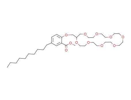 5-Decyl-2-(1,4,7,10,13,16,19,22-octaoxa-cyclotetracos-2-ylmethoxy)-benzoic acid methyl ester