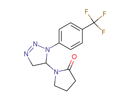2-Pyrrolidinone,
1-[4,5-dihydro-1-[4-(trifluoromethyl)phenyl]-1H-1,2,3-triazol-5-yl]-