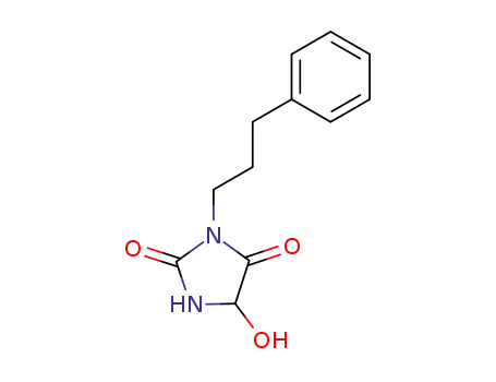 2,4-Imidazolidinedione, 5-hydroxy-3-(3-phenylpropyl)-