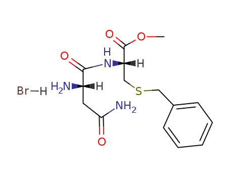 L-Cysteine, N-L-asparaginyl-S-(phenylmethyl)-, methyl ester, monohydrobromide
