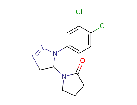 2-Pyrrolidinone,
1-[1-(3,4-dichlorophenyl)-4,5-dihydro-1H-1,2,3-triazol-5-yl]-