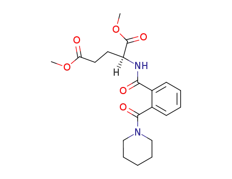L-Glutamic acid, N-[2-(1-piperidinylcarbonyl)benzoyl]-, dimethyl ester