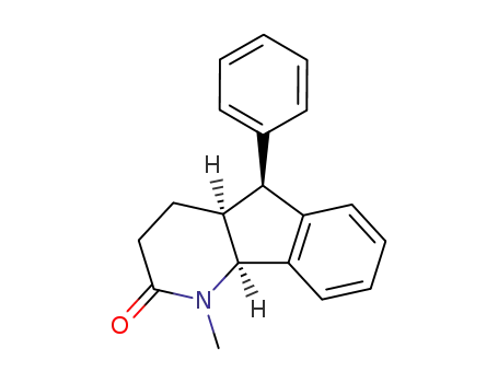 (4aS,5S,9bS)-1-Methyl-5-phenyl-1,3,4,4a,5,9b-hexahydro-indeno[1,2-b]pyridin-2-one