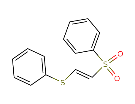 Benzene, [[2-(phenylsulfonyl)ethenyl]thio]-, (E)-