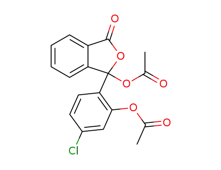 2-acetoxy-3-(2'-acetoxy-4'-chlorophenyl) phthalide