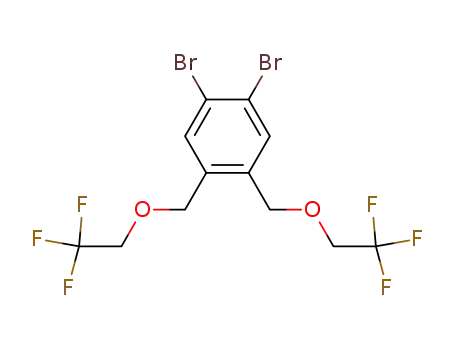 Benzene, 1,2-dibromo-4,5-bis[(2,2,2-trifluoroethoxy)methyl]-