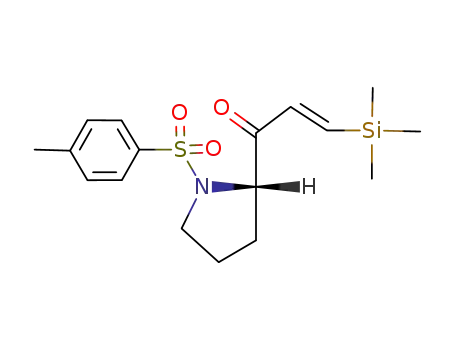 (E)-1-[(S)-1-(Toluene-4-sulfonyl)-pyrrolidin-2-yl]-3-trimethylsilanyl-propenone