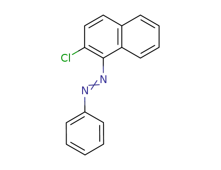 Molecular Structure of 116227-73-7 (Diazene, (2-chloro-1-naphthalenyl)phenyl-)
