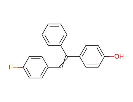 Phenol,4-[2-(4-fluorophenyl)-1-phenylethenyl]-