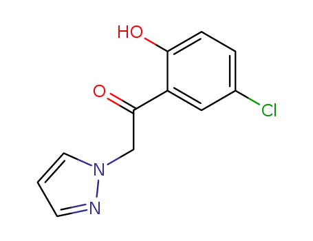 Ethanone, 1-(5-chloro-2-hydroxyphenyl)-2-(1H-pyrazol-1-yl)-