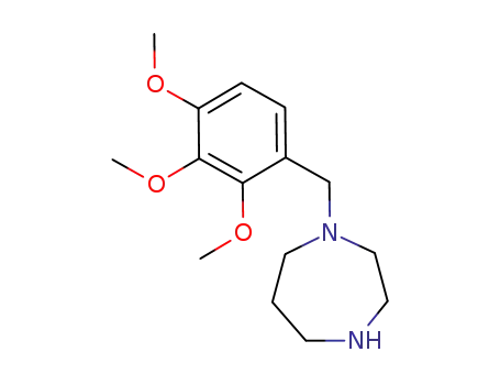 Molecular Structure of 113698-84-3 (1H-1,4-Diazepine, hexahydro-1-[(2,3,4-trimethoxyphenyl)methyl]-)