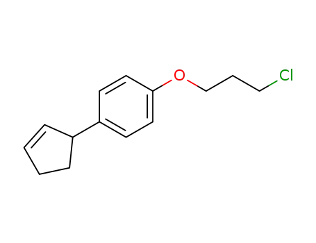 Benzene, 1-(3-chloropropoxy)-4-(2-cyclopenten-1-yl)-