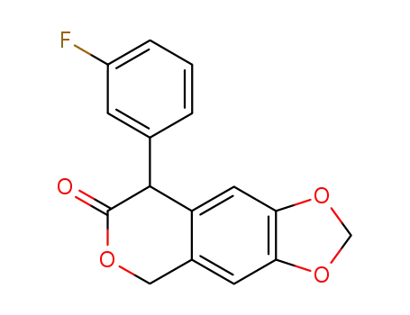 4-(3'-fluorophenyl)-6,7-(methylenedioxy)isochroman-3-one