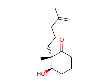 (2S,3R)-3-Hydroxy-2-methyl-2-(4-methyl-pent-4-enyl)-cyclohexanone