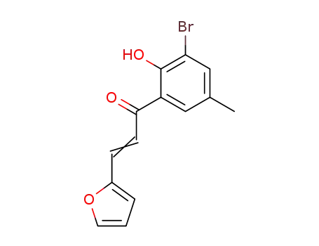 2-Propen-1-one, 1-(3-bromo-2-hydroxy-5-methylphenyl)-3-(2-furanyl)-