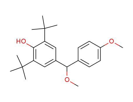 4-[methoxy-(4-methoxyphenyl)methyl]-2,6-ditert-butyl-phenol cas  75393-93-0